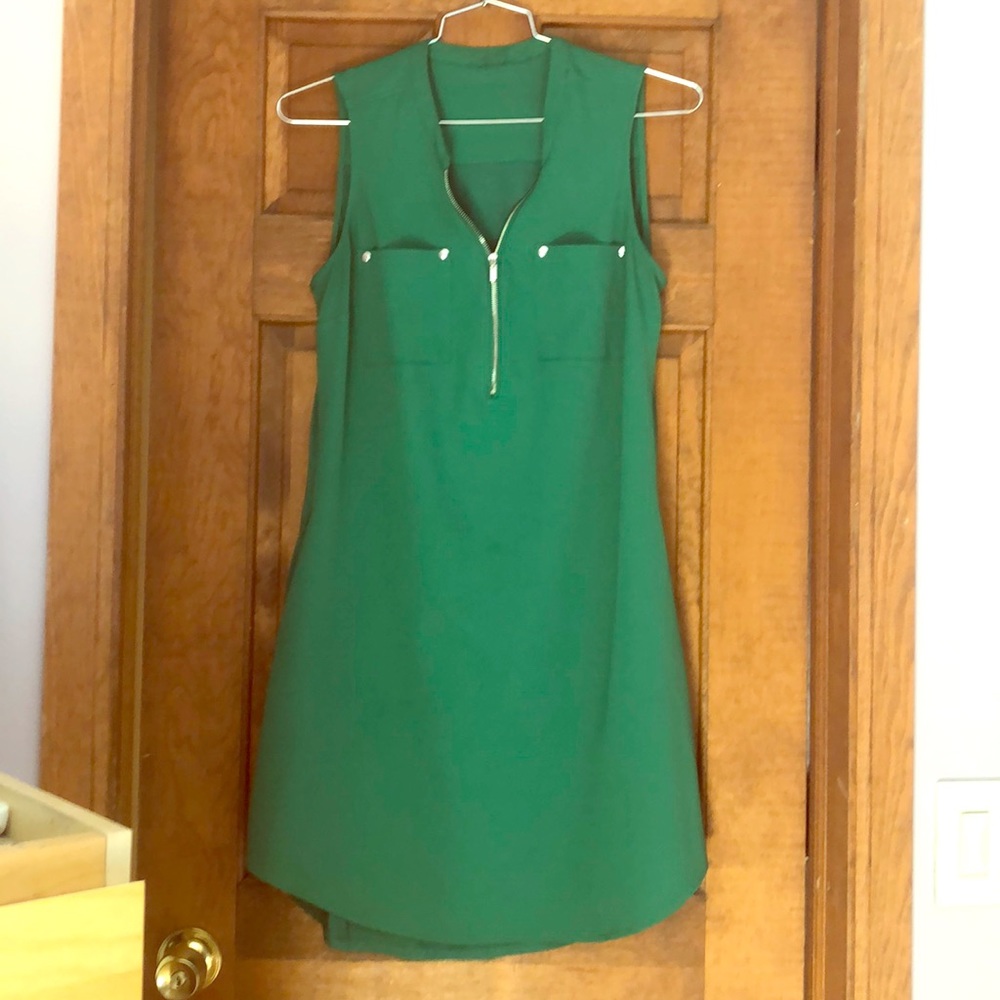 Green summer dress